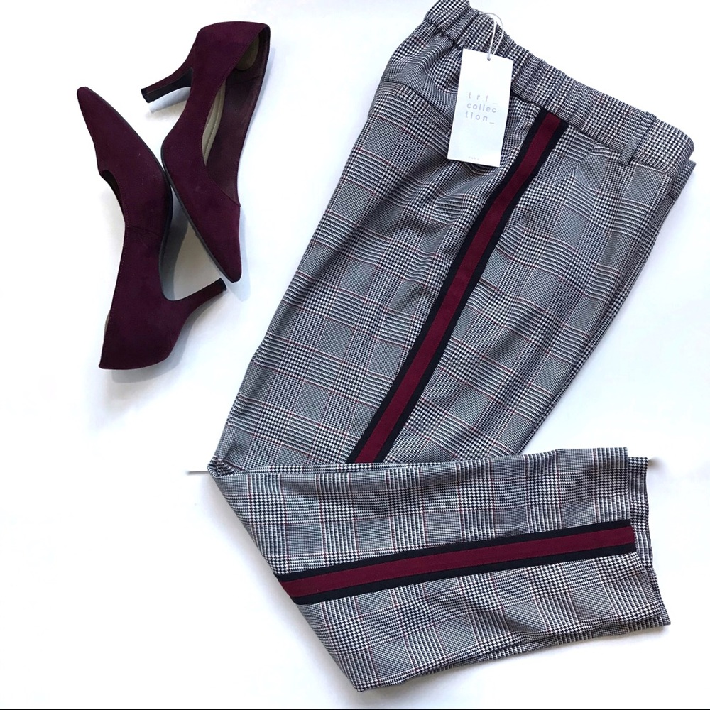 NWT ZARA TRF COLLECTION PLAID
